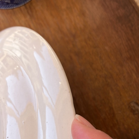 VIN Willow Ware by Royal China Underglaze E52 Transferware Small Porcelain Plate - Picture 5 of 16